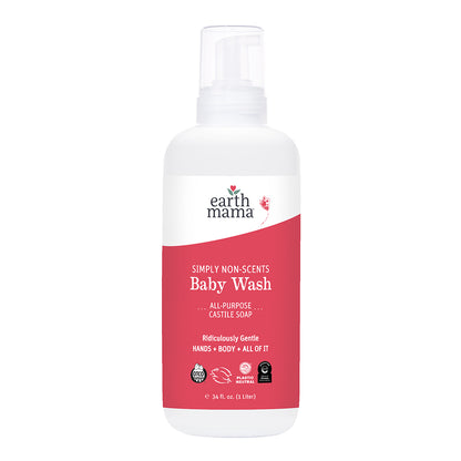 Simply Non-Scents Castile Baby Wash Liter