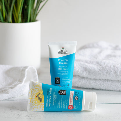 Eczema Cream and Uber-Sensitive Mineral Sunscreen Lotion Set