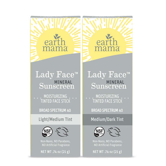Lady Face Tinted Mineral Sunscreen Face Stick SPF 40